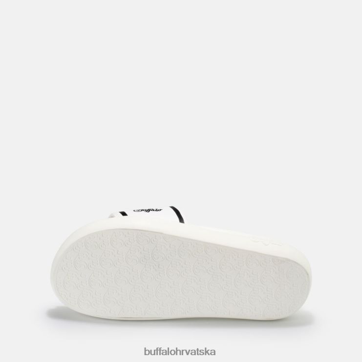 bijelo crno Buffalo rey slide vegan |slajdova TDD6T874